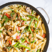 Chicken, Asparagus and Penne Pasta