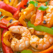 Shrimp with Bell Peppers
