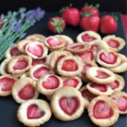 Strawberry and Lavender Cookies
